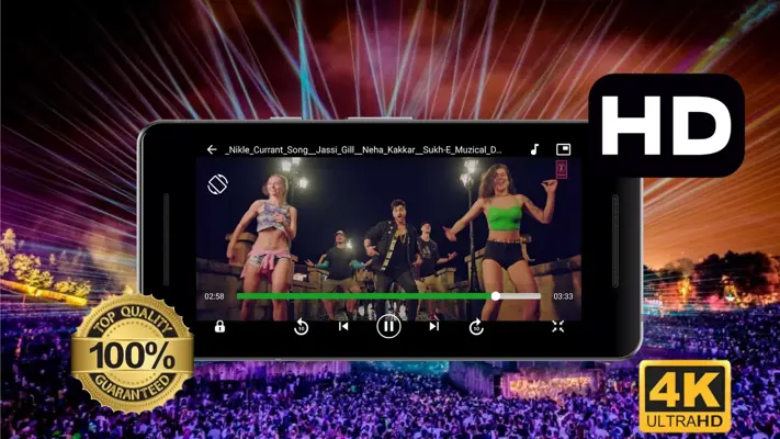 HD Video Player All Format & Mp3 Music Player android App screenshot 0