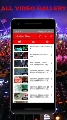 HD Video Player All Format & Mp3 Music Player android App screenshot 2